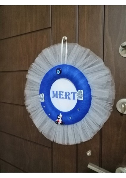 Sünnet Kapı Süsü Beyaz Tüllü Isim Yazılı Snk6 fırsatları