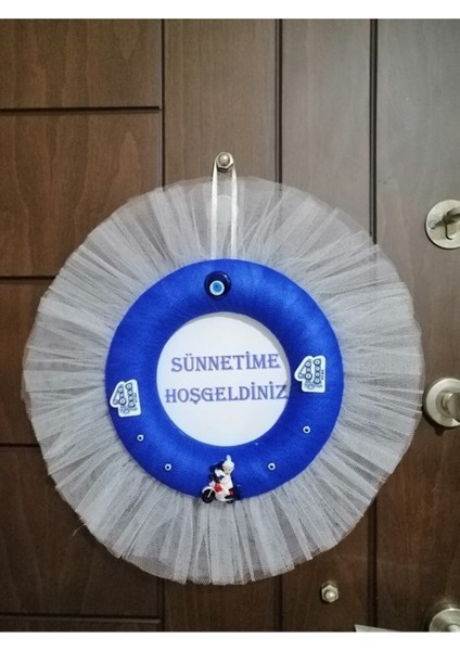 Sünnet Kapı Süsü Beyaz Tüllü, Sünnetime Hoşgeldin Snk5 modelleri