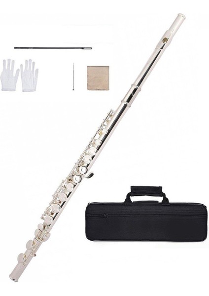 Lucetta ACF1 Yan Flüt ( Gümüş Kaplama )