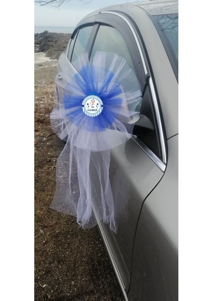 Sünnet Çocuklu Isimli Etekli Konvoy Süsü 30 Lu Mavi