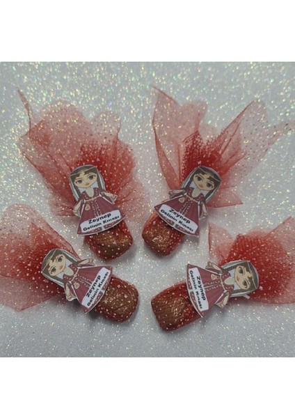 Kına Gecesi Dağıtmalık Kına Isme Özel 50 Li modelleri