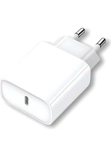 Poco F2 Pro Uyumlu 35W Type-C Hızlı Şarj Aleti Adaptörü(Başlık) Beyaz