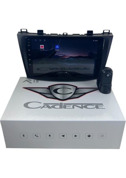 Mazda 3 2010-2013 Cadence R15 (Dvr Kayıt Cihazı Hediye) Pro Oem Multimedia