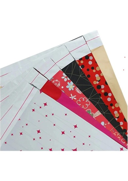Kendinden Bantlı Metalize Hediye Paketi Poşeti Yapışkanlı 35X50 cm 100 Adet