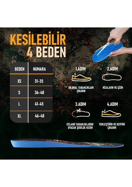 Ortopedik Memory Foam İç Tabanlık