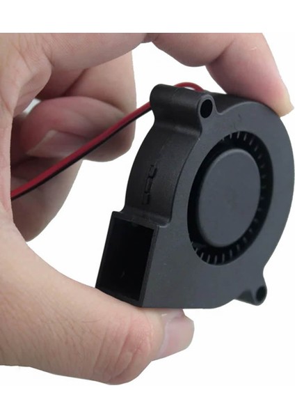 5015 12V Dc Salyangoz Fan 2 Pin 3D Yazıcı Soğutma Fanı Santirfüj Havalandırma Klima Türbin Kuluçka indirimleri