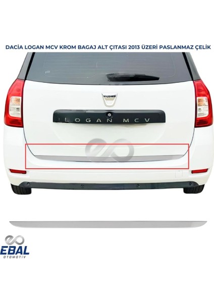 Dacia Logan Mcv Krom Bagaj Alt Çıta 2013 Üzeri P. Çelik
