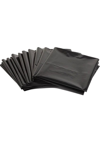 Dökme Çöp Torbası 80X110 cm Ağır Hizmet Kalın 5 kg Çöp Poşeti Jumbo Boy Siyah Renkli