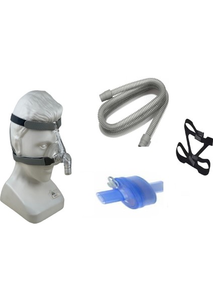 Full Set Burun Maske - Uyku Maskesi – Hortum – Filtre ve Bağcık