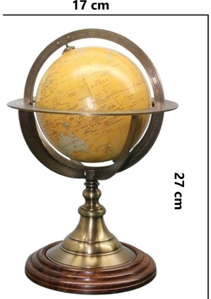 Dekoratif Dünya Küre 27 cm