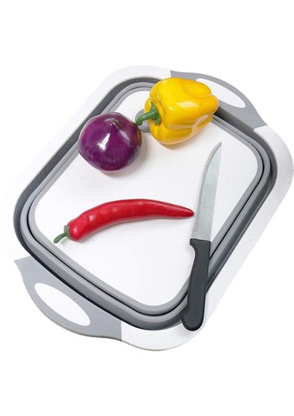 Katlanabilir Kesme Tahtalı Mutfak Piknik Pratik Taşıma Plastik Leğen fiyatları