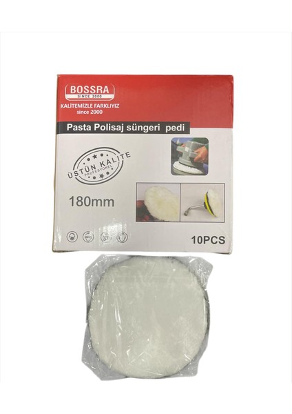 Polisaj Pedi 180MM Beyaz