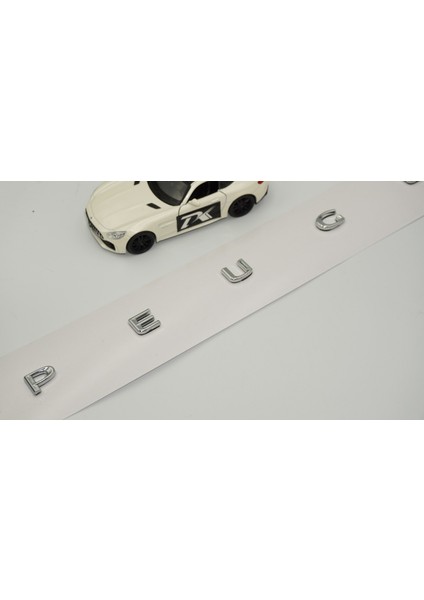 Peugeot Bagaj 2019 2023 3m 3D Krom Abs Yazı Logo