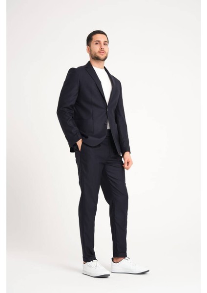 Erkek Takım Elbise Slim Fit Ipli Model