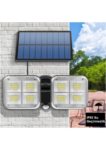 120 LED Solar Lamba 20W Güneş Enerjili Aydınlatma
