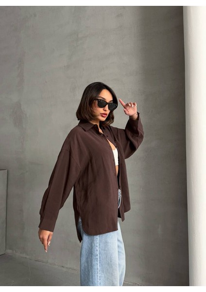 Düşük Omuz Oversize Gömlek modelleri