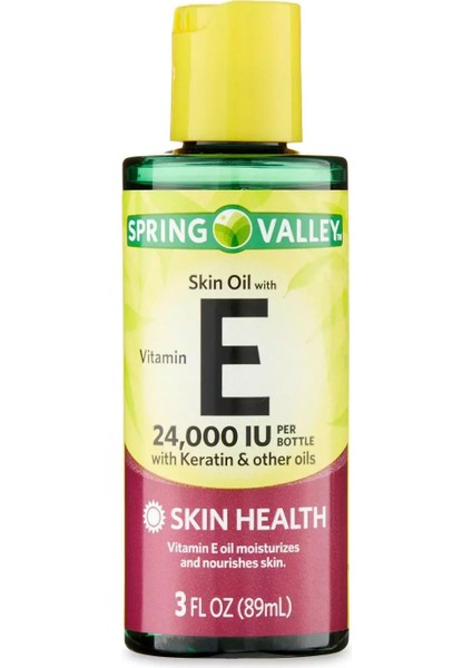 Vitamin E Oil 24,000 Iu With Keratin For Skin Care 89 ml