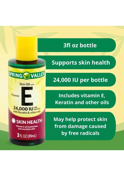 Vitamin E Oil 24,000 Iu With Keratin For Skin Care 89 ml modelleri
