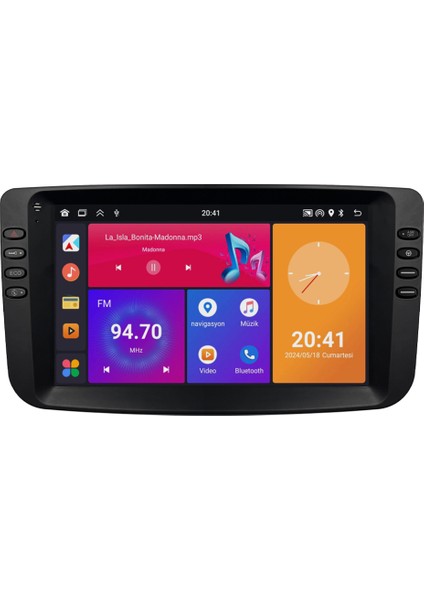 Fiat Punto Urban Android Multimedya Sistemi (2012-2018) 8+128 GB