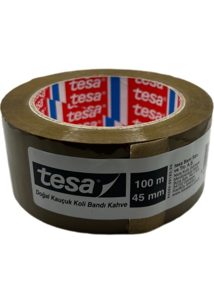 4263 Kahverengi Doğal Kauçuk Koli Bandı 45 mm x 100 Metre