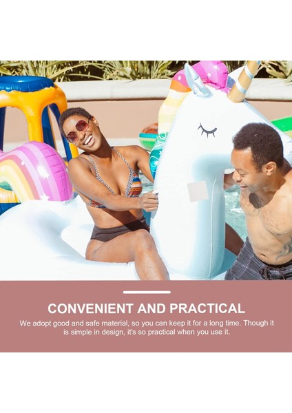 6'lı Tamir Yaması Şişme Ürünler Deniz Şeffaf - Şişme Ürünler Onarım Yaması - Şişme Ürünler Yapıştırma Yaması - Şişme Ürün Tamir Yaması