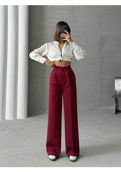 Yeni Sezon Yüksek Bel Palazzo Pantolon fiyatları