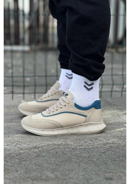 Bej Triko Erkek Spor Ayakkabı modelleri