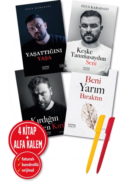 Beni Yarım / Yaşattığını Yaşa / Keşke Tanımasaydım / Kırdığın Yerden (Alfa Kalem) - Zeus Kabadayı