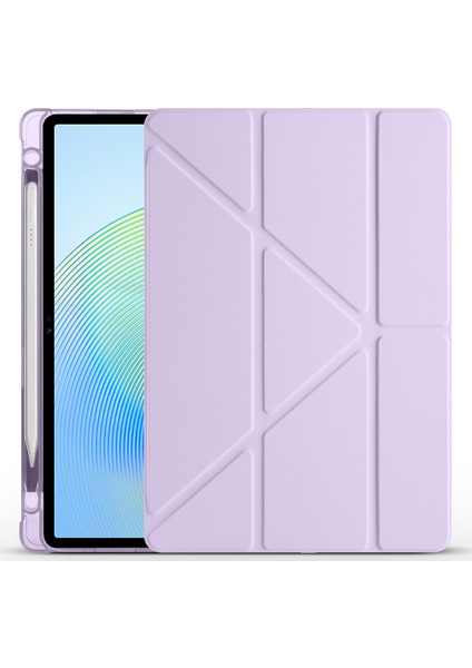 Honor Pad X8A İle Uyumlu 11 İnç Üçgen Standlı Kalem Bölmeli Tablet Kılıfı fiyatları
