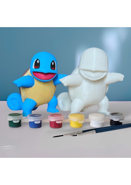 Squirtle 3D Boyama Seti
