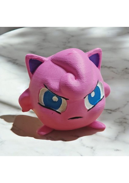 Kızgın Jigglypuff Pokemon Dekor Figür Oyuncak