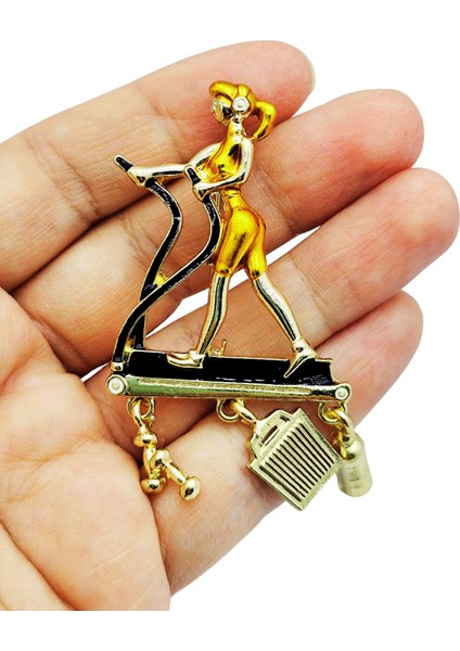 Bb Fit ve Şık Vintage Koşu Bandı Kız Broş fiyatları