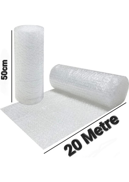 Balonlu Ambalaj Naylonu Pat Pat Havalı Naylon Balonlu Naylon 50 cm x 20 Metre Pıtpıt Patpat
