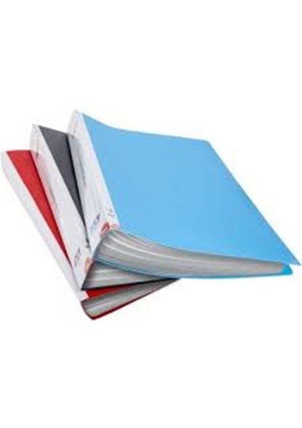 Prime 100 Yaprak Kapasiteli, Şeffaf Cepli Sunum Dosyası – Ofis ve Okul İçin Dayanıklı ve Pratik