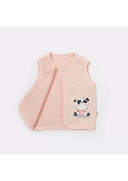Live Pandas Kapitone Yelek Pembe