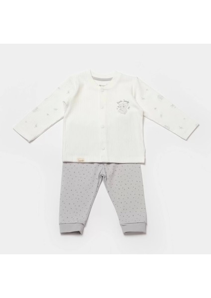 Koala Jungle Bebek Pijama Takımı Gri
