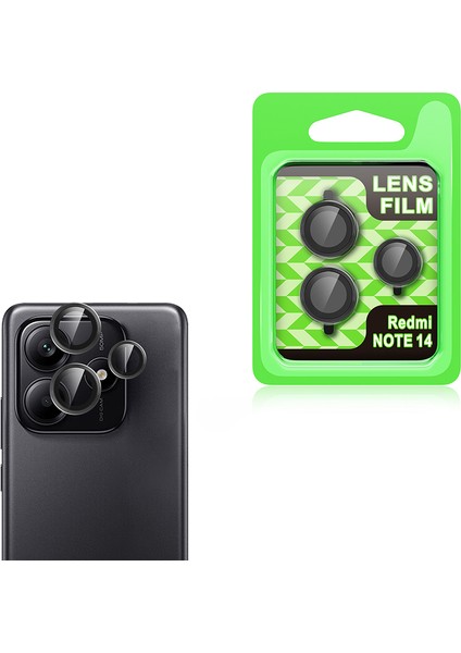 Redmi Note 14 5g Zore Cl-07 Kamera Lens Koruyucu - Siyah