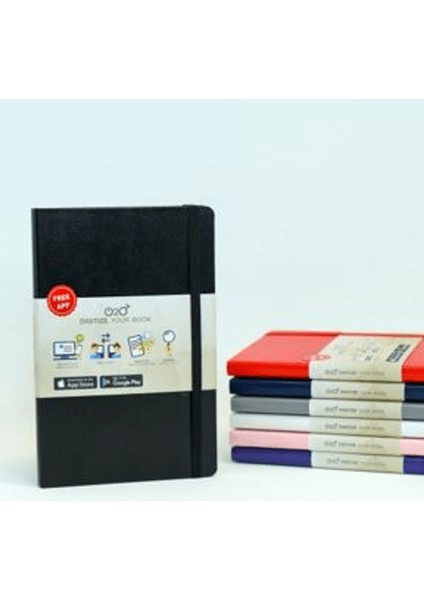 Lilamor Sert Kapak 80 gr Lastikli Defter Siyah