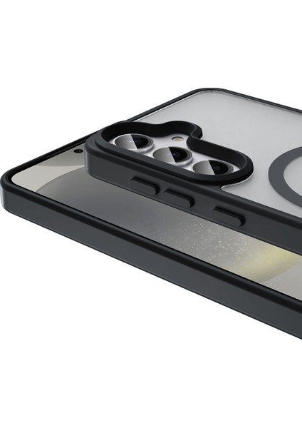 Galaxy S24 Fe Magsafe Kablosuz Şarj Özellikli Mat Arka Yüzeyli Kapak Kılıf fiyatları