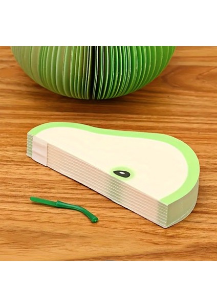 . Yaratıcı Meyve Şekilli (Yeşil Elma, Kırmızı Elma Ya Da Armut) Not Defterleri ve Masa Dekoru - 1 Adet modelleri