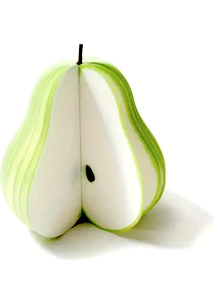 . Yaratıcı Meyve Şekilli (Yeşil Elma, Kırmızı Elma Ya Da Armut) Not Defterleri ve Masa Dekoru - 1 Adet fırsatları