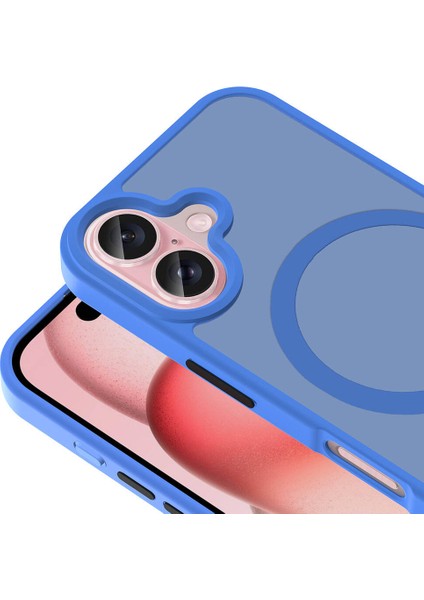Apple iPhone 16 Magsafe Kablosuz Şarj Özellikli Mat Arka Yüzeyli Kapak Kılıf modelleri