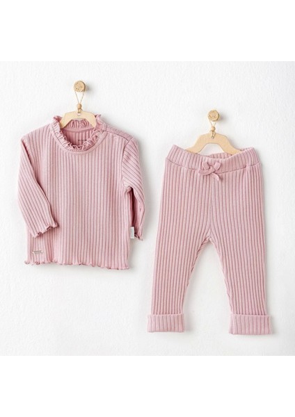 Sweet Penguin 2'li Bebe Takım Pink