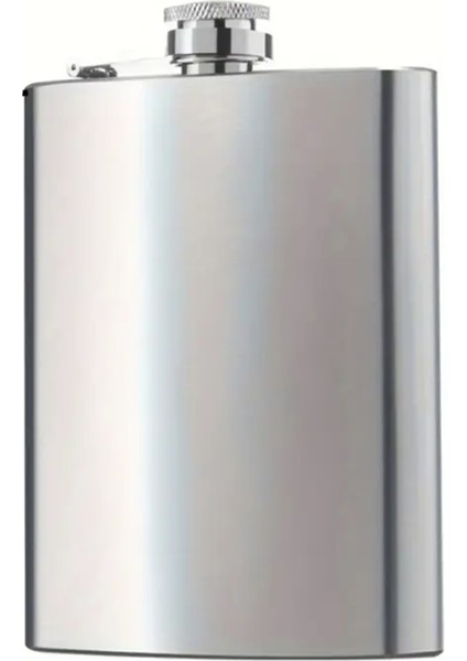 Urbancove Co. Premium, Paslanmaz Çelik Dikdörtgen Matara 4oz (118ML) Taşınabilir, Dayanıklı (1 Adet)