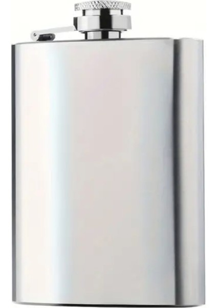 Urbancove Co. Premium, Paslanmaz Çelik Dikdörtgen Matara 4oz (118ML) Taşınabilir, Dayanıklı (1 Adet)