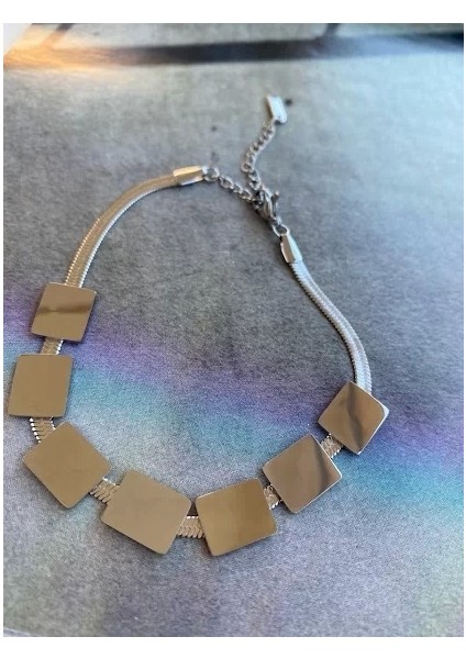 Plakalı Çelik Bileklik