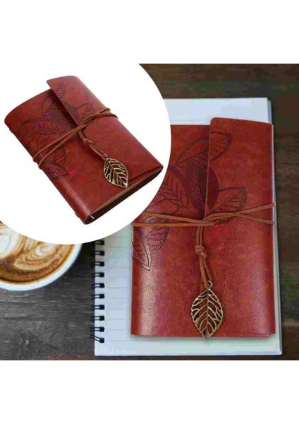 Nostaljik Divit Hokka Seti Retro Deri Defter 2'li Set Premium Hediyelik Özel Vintage Tasarım Konsept İkili