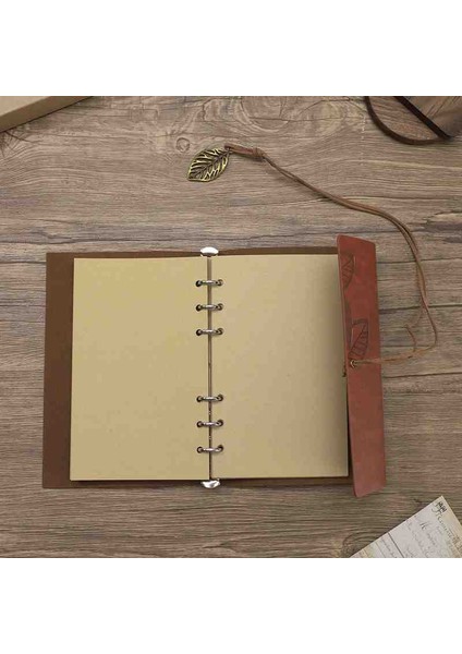 Nostaljik Divit Hokka Seti Retro Deri Defter 2'li Set Premium Hediyelik Özel Vintage Tasarım Konsept İkili