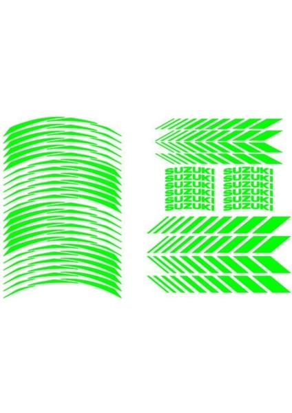 Florasan Yeşil Suzukı Uyumlu Racing Şerit