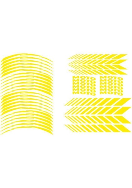 Reflektör Sarı Racing Şerit